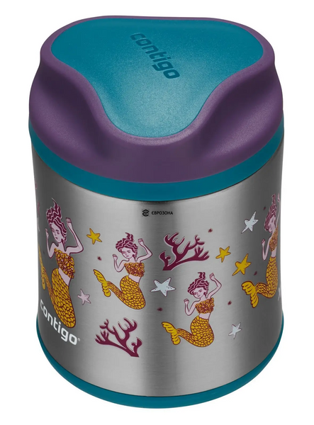Термос детский для еды Contigo Food Jar 0,3 л стальной (2136764) фото