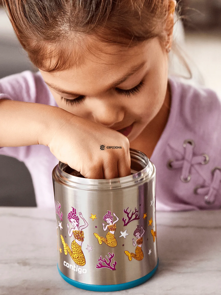 Термос детский для еды Contigo Food Jar 0,3 л стальной (2136764) фото