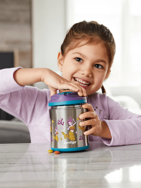 Термос детский для еды Contigo Food Jar 0,3 л стальной (2136764) фото