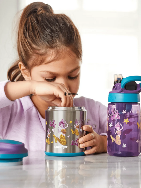 Термос детский для еды Contigo Food Jar 0,3 л стальной (2136764) фото