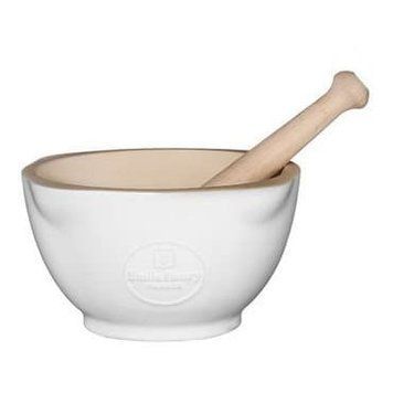 Cтупка з товкачем Emile Henry Kitchen tools 0.45л, біла (110255) фото