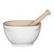 Cтупка з товкачем Emile Henry Kitchen tools 0.45л, біла (110255) фото 1