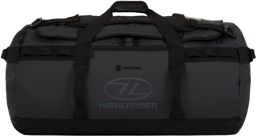 Сумка дорожня водозахисна Highlander Storm 90L Black (DB124-BK) фото