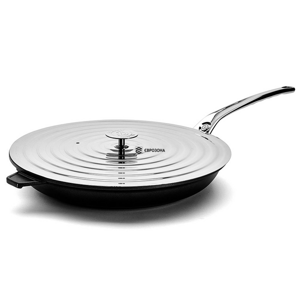 Універсальна кришка de Buyer Utensils 26-28 см сталева (3460.03) фото