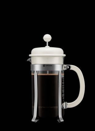 Кофейник френч-пресс Bodum Caffettiera, 1 л, белый (1918-913) фото