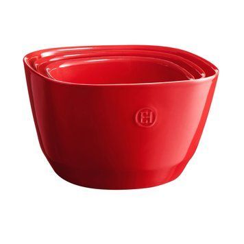 Салатник Emile Henry Tableware 2 л, 19x19x12 см, червоний (346592) фото