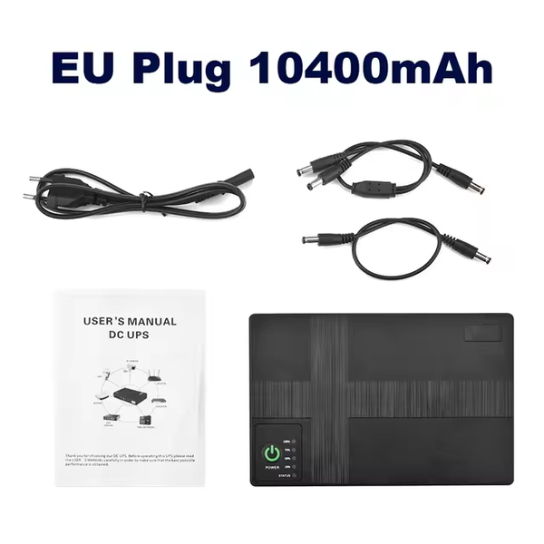 UPS (ДБЖ) DC1036 для роутерів 10400mAh USB-DC 36W-2A-5V/9V/12V (UPS-1036P) фото