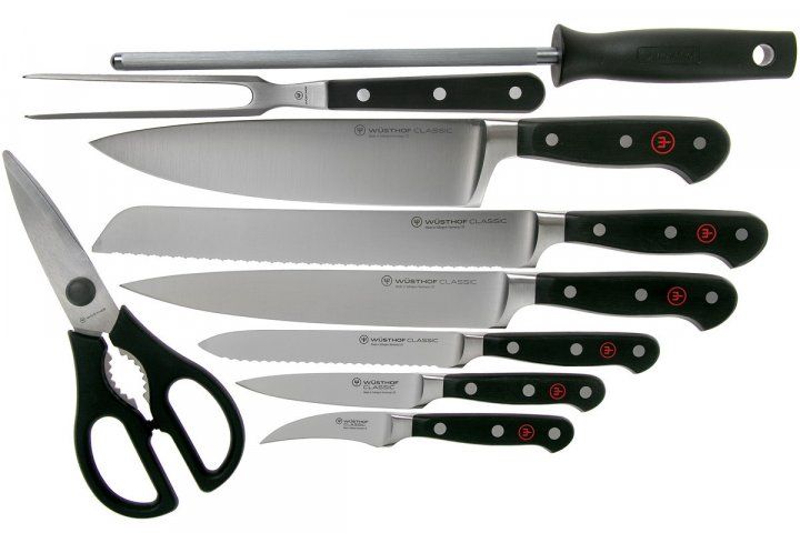 Набор ножей Wuesthof Classic с блоком 10 пр. (1090170904) фото
