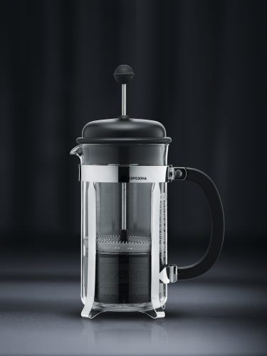 Кофейник френч-пресс Bodum Caffettiera, 1 л, черный (1918-01) фото