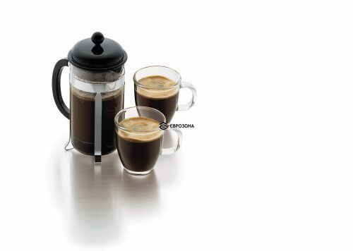 Кофейник френч-пресс Bodum Caffettiera, 1 л, черный (1918-01) фото