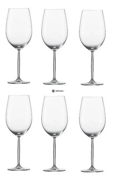 Набір келихів для червоного вина Schott Zwiesel Diva 800 мл х 6 шт (104102) фото