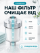 Фільтр для води проточний на душову лійку грубого очищення для ванної + 10 картриджів (FILTR-10) фото 2