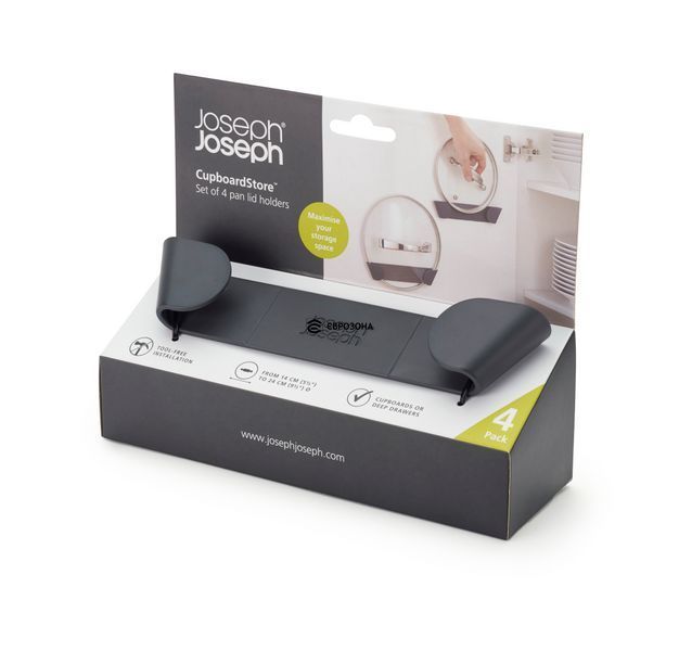 Тримач для кришок Joseph Joseph Cupboard Store на двері 4 пр 6.2x15.5x20 (85149) фото