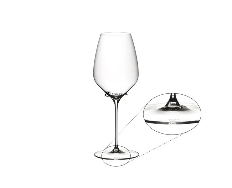 Набір келихів для білого вина Riesling Riedel Veloce 2 шт, 570 мл прозорий (6330/15) фото
