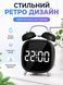 Настільний електронний LED годинник будильник USB регулюванням яскравості чорний (Time-01) фото 3