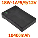 UPS (ИБП) DC1018 для роутеров 10400mAh USB-DC 5V/9V/12V (UPS-10B)  фото 1