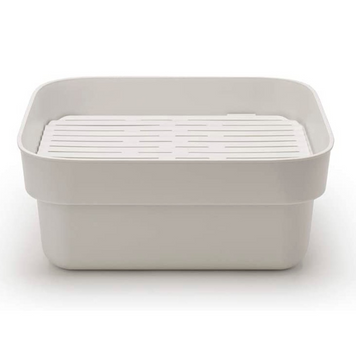 Чаша для мытья посуды с сушильным поддоном Brabantia Dish Washing + Organising серая (302688) фото