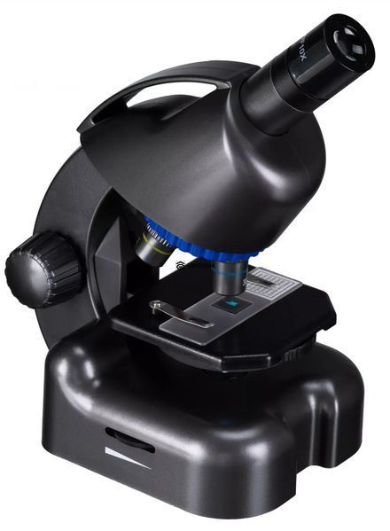 Микроскоп Bresser Junior CM-04 100x-900x Black с набором для опытов и адаптером для смартфона (14951) фото
