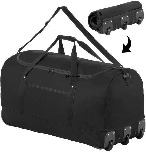 Сумка дорожная на колесах TravelZ Wheelbag 100 Liter Black (603091) фото