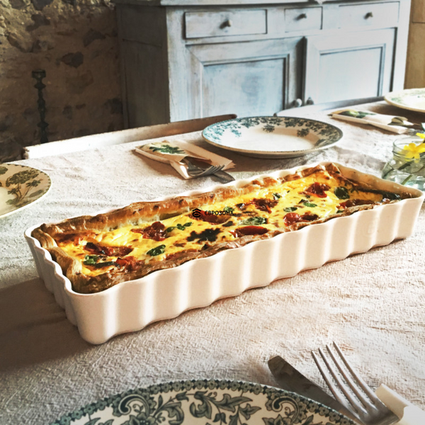 Форма для выпечки прямоугольная Emile Henry Ovenware 36х15 см бежевая (026034) фото