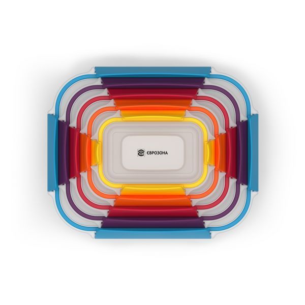 Набор пищевых контейнеров Joseph Joseph Nest Lock 5 шт (81081) фото