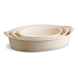 Форма для запекания овальная Emile Henry Ovenware 35х22,5 см бежевая (029052)  фото 5