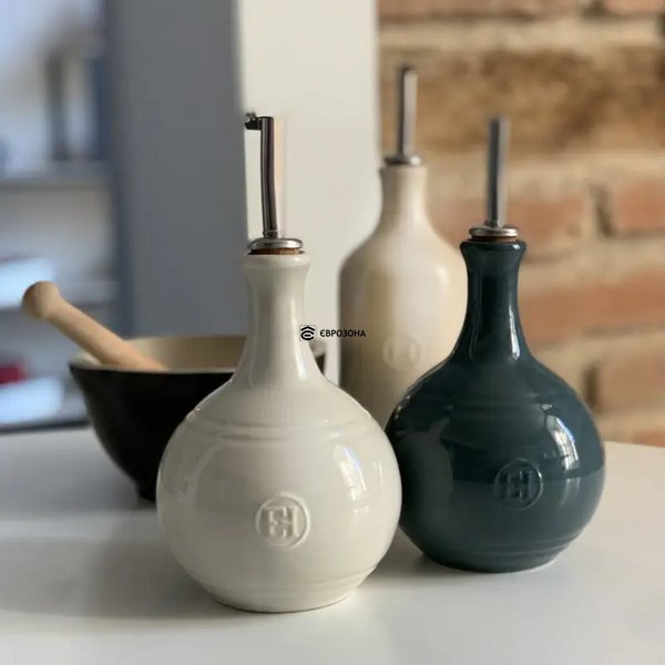 Бутылка для уксуса Emile Henry Kitchen Tools 0,4 л, 10,4 см синяя (730216) фото
