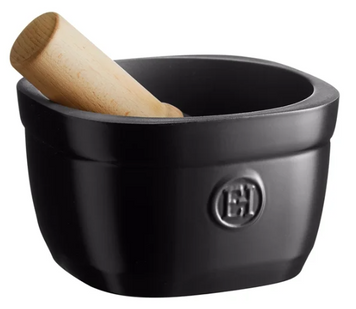 Ступка з пестиком Emile Henry Kitchen Tools 0,9 л чорна (710257) фото