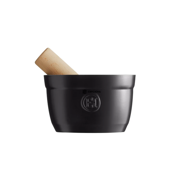 Ступка с пестиком Emile Henry Kitchen Tools 0,9 л черная (710257) фото