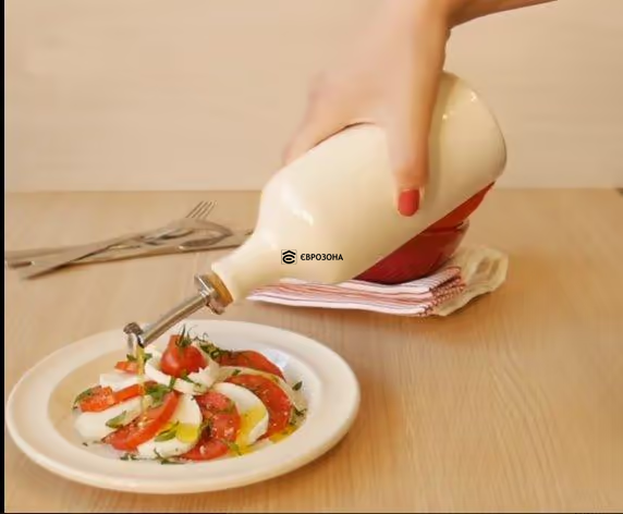 Пляшка для олії Emile Henry Kitchen Tools 0,4 л бежева (020215) фото