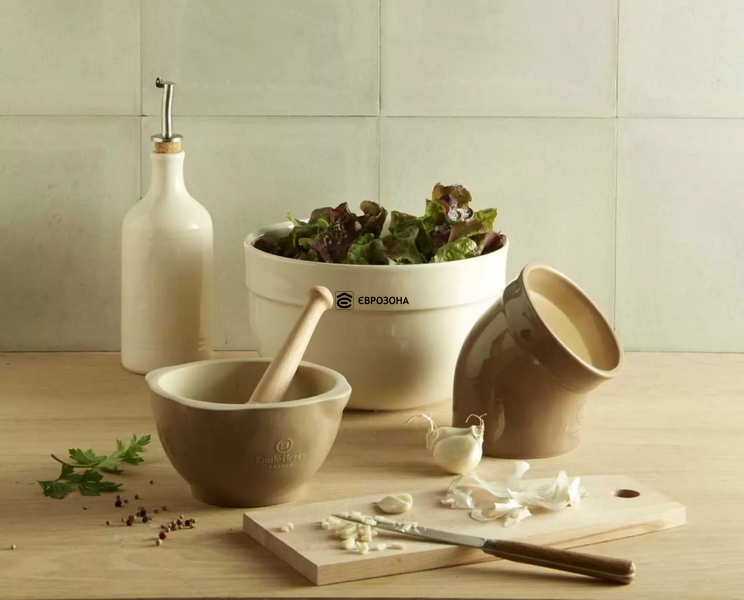 Пляшка для олії Emile Henry Kitchen Tools 0,4 л бежева (020215) фото
