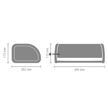 Хлебница Brabantia Roll Top Bread Bin белая (306020) фото