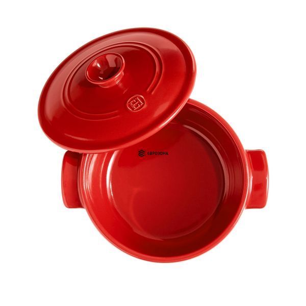 Каструля з кришкою Emile Henry Cookware 2,5 л червона (344525) фото