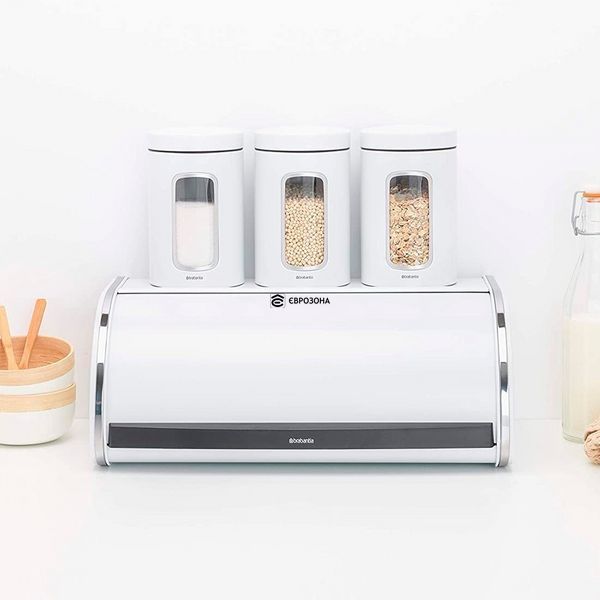 Хлебница Brabantia Roll Top Bread Bin белая (306020) фото