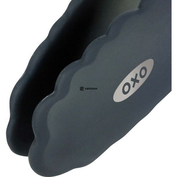 Щипці кухонні OXO Good Grips, 23 см з силіконом чорні (1101880) фото