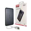 Портативный аккумулятор Power Bank XO 10000mAh 2xUSB, 1xType-C, 1xMicro-USB Черный (PB301)