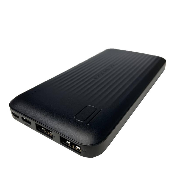 Портативный аккумулятор Power Bank XO 10000mAh 2xUSB, 1xType-C, 1xMicro-USB Черный (PB301) фото