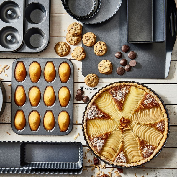 Форма для випікання зі знімним бортом de Buyer Pastry 28 см чорна (4844.28) фото