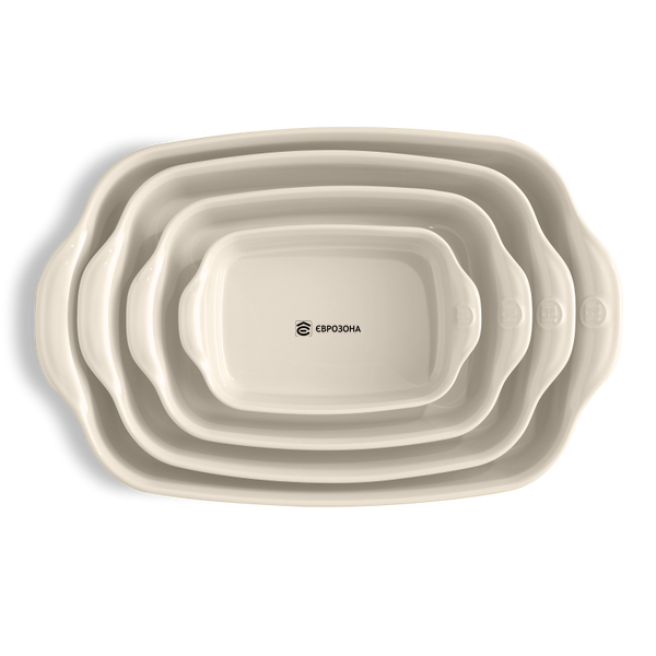 Форма для запекания прямоугольная Emile Henry Ovenware 30x19 см бежевая (029650) фото