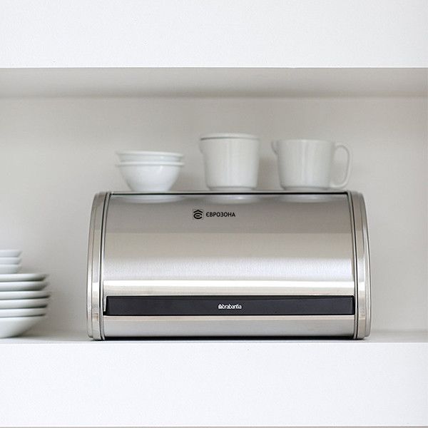 Хлібниця Brabantia Roll Top Bread Bin Medium сталева (348907) фото