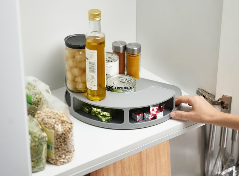 Органайзер Joseph Joseph Cupboard Store вращающийся многоуровневый с отсеком для хранения 6.8*33*28 (85195) фото