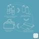 Сумка дорожня на колесах Gabol Week Eco 65L Negro (122347-001) фото 12