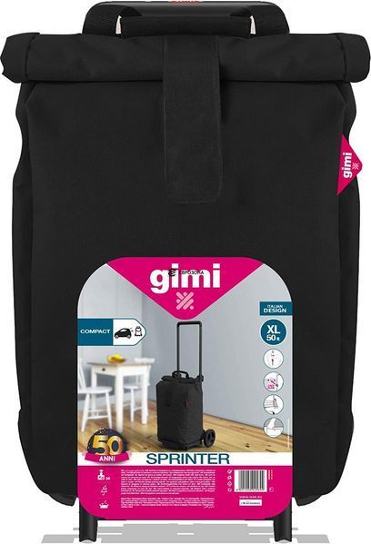Сумка-візок Gimi Sprinter 50 Black (168408) фото
