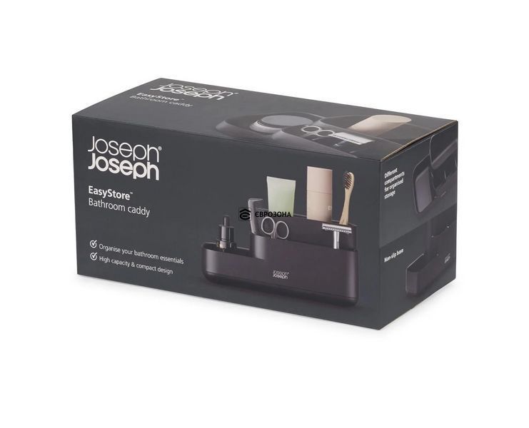 Органайзер для ванной комнаты Joseph Joseph EasyStore, 11.6x24.9x11.9 cм черный (70600) фото