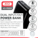 Портативный аккумулятор Power Bank XO 20000mAh 2xUSB, 1xType-C, 1xMicro-USB Білий (PB302)  фото 5