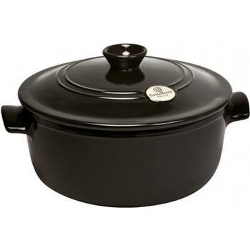 Каструля з кришкою Emile Henry Cookware 4 л чорна (794540) фото