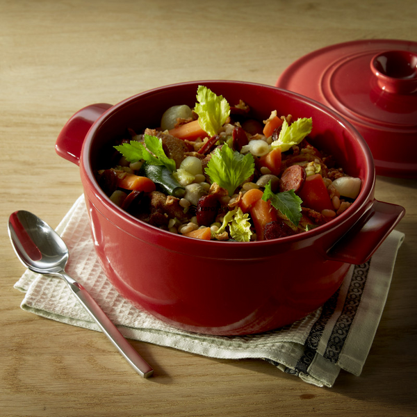 Кастрюля с крышкой Emile Henry Cookware 4 л красная (344540) фото