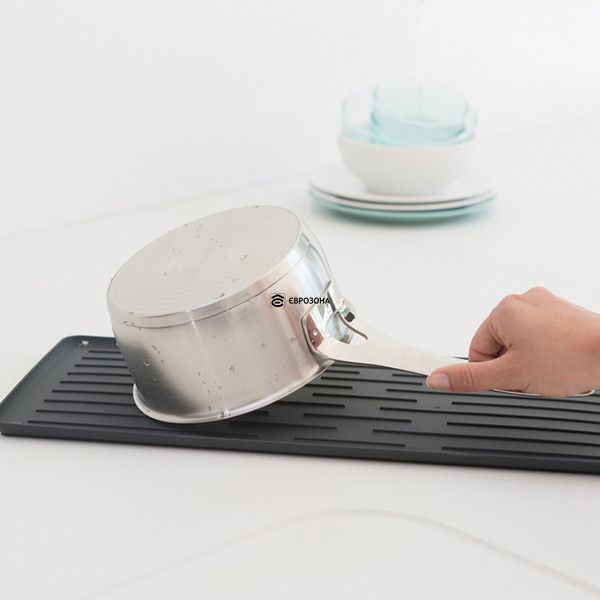 Сушилка для посуды Brabantia Dish Washing + Organising 46,3х20х12,5 см серая (117268) фото