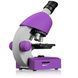 Мікроскоп Bresser Junior 40x-640x Purple з набором для дослідів і адаптером для смартфона (8851300GSF000) фото 3