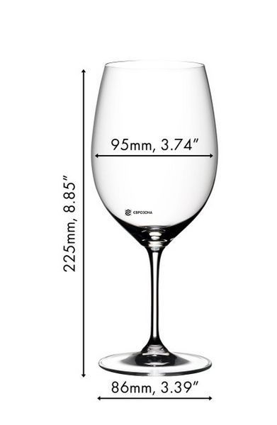 Набір келихів Riedel Vinum 610 мл х 2 шт (6416/0) фото
